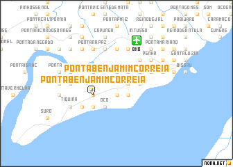 map of Ponta Benjamim Correia