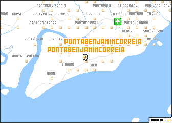 map of Ponta Benjamim Correia