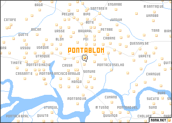 map of Ponta Blom