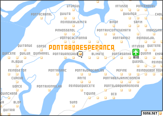 map of Ponta Boa Esperança