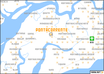 map of Ponta Corrente