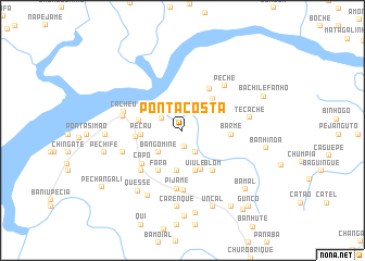 map of Ponta Costa
