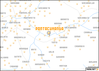 map of Ponta Cumanda