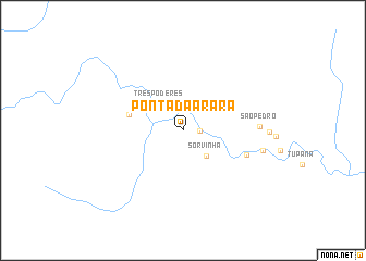 map of Ponta da Arara