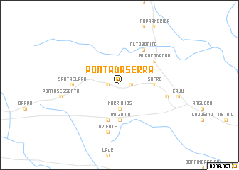 map of Ponta da Serra