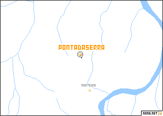 map of Ponta da Serra