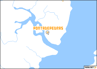 map of Ponta de Pedras