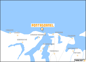 map of Ponta do Anel