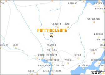 map of Ponta do Leone