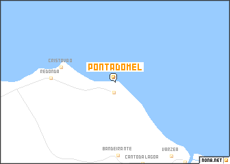 map of Ponta do Mel