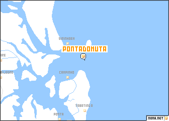 map of Ponta do Mutá