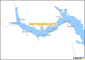 map of Ponta do Peixoto
