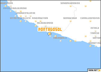 map of Ponta do Sol