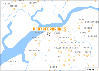 map of Ponta Fernandes