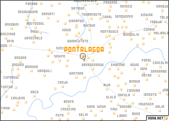 map of Ponta Lagoa