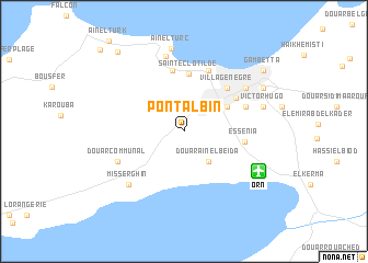 map of Pont-Albin