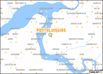 map of Ponta Luís Dias