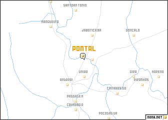 map of Pontal