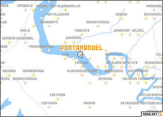 map of Ponta Manuel