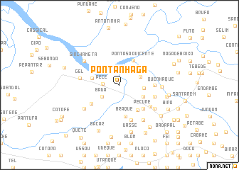 map of Ponta Nhaga