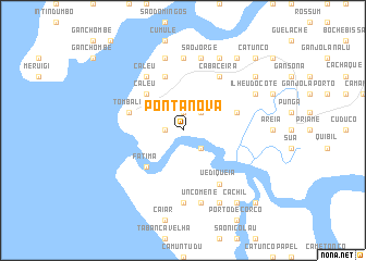 map of Ponta Nova