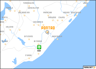 map of Pontão