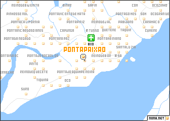 map of Ponta Paixão