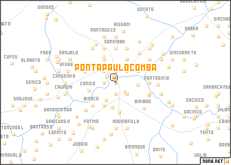 map of Ponta Paulo Comba