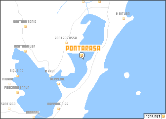 map of Ponta Rasa