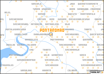 map of Ponta Romão