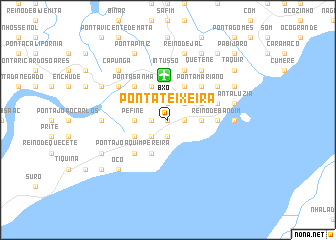 map of Ponta Teixeira