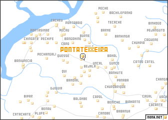 map of Ponta Teixeira