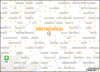 map of Pont aux Rieux