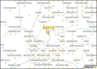 map of Ponta