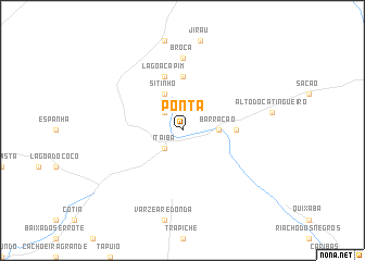 map of Ponta