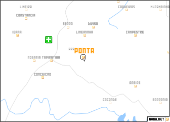 map of Ponta