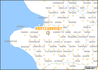 map of Pont Charriot