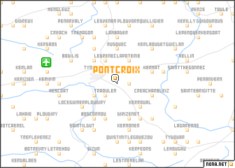 map of Pont Croix
