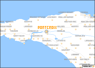 map of Pont-Croix