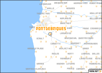 map of Pont-de-Briques