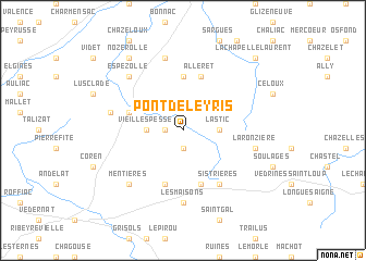 map of Pont-de-Leyris