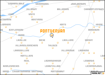 map of Pont-de-Ruan