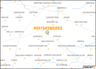 map of Pont des Boires