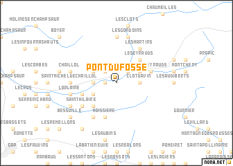 map of Pont-du-Fossé