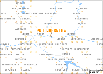 map of Pont du Prêtre