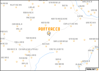 map of Ponteacco