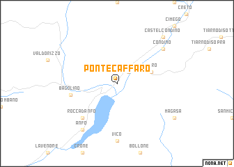 map of Ponte Caffaro
