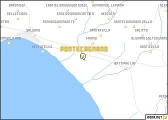 map of Pontecagnano