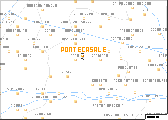 map of Pontecasale