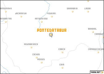 map of Ponte da Tábua